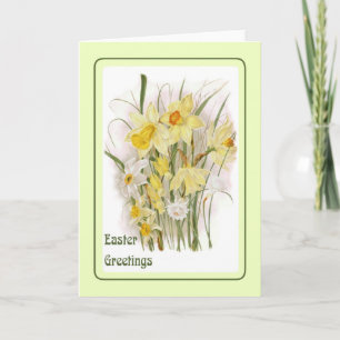 Cartão De Festividades Páscoa Vintage