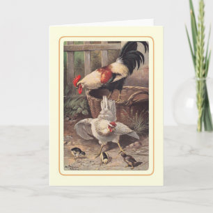Cartão De Festividades Páscoa Vintage