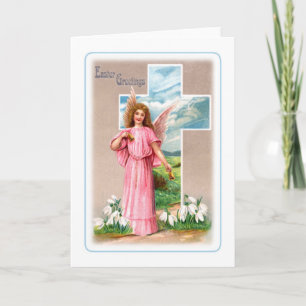 Cartão De Festividades Páscoa Vintage