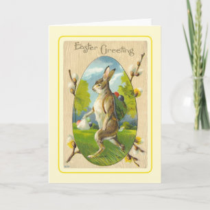 Cartão De Festividades Páscoa Vintage