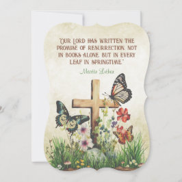 Cartão De Festividades Páscoa Vintage Martin Luther Resurrection Cote