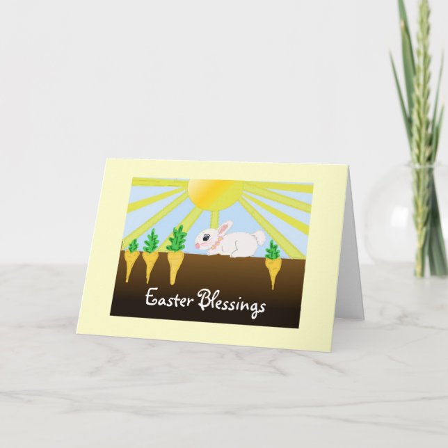 Cartão De Festividades Páscoas (Frente)