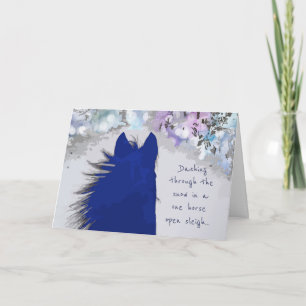 Cartão De Festividades Passando pelos desejos de Natal abençoados pela ne