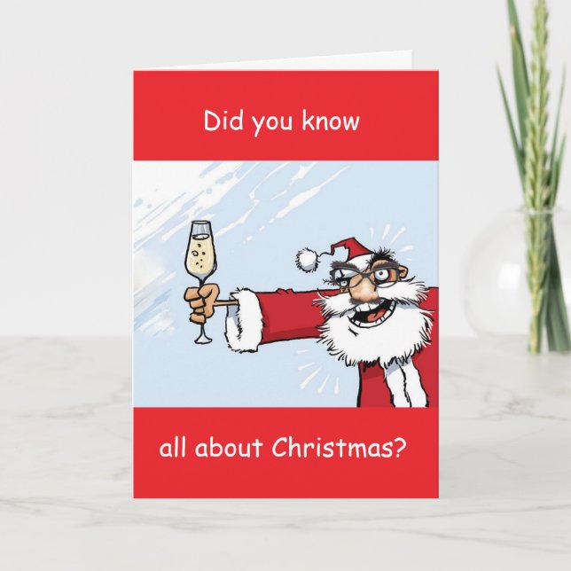 CARTÃO DE FESTIVIDADES *PASSAR O DIA TODO DE TRENÓ E CABERNET" (Frente)