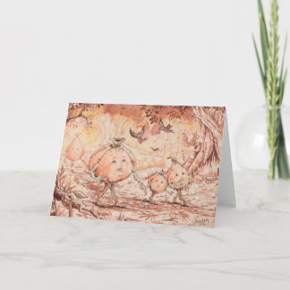 Cartão De Festividades Passeio da Abóbora