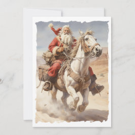 Cartão De Festividades Passeio de Natal do Papai Noel do Sudoeste