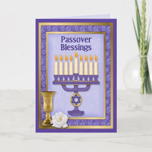 Cartão De Festividades Passover Blessings