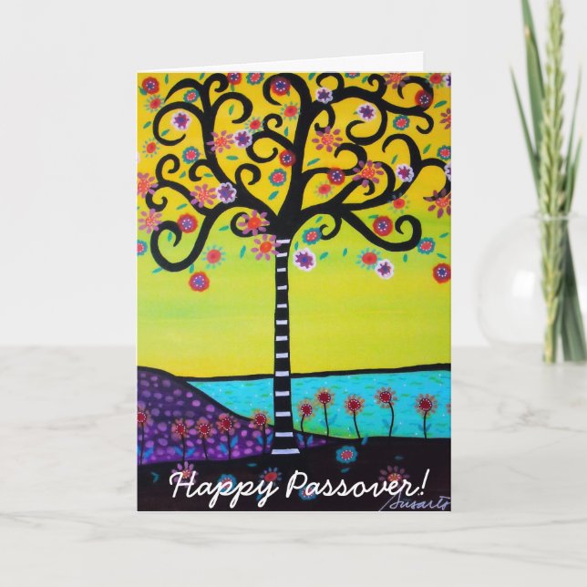Cartão De Festividades Passover feliz (Frente)