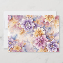 Pastel Floral Card Pack x 10