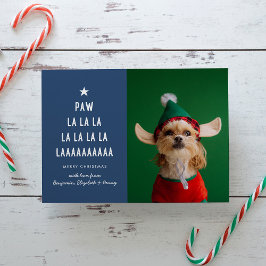Cartão De Festividades Pata Azul La Pet Natal
