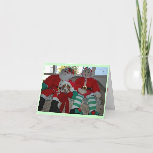CARTÃO DE FESTIVIDADES PATAS DO PAPAI NOEL (Frente)