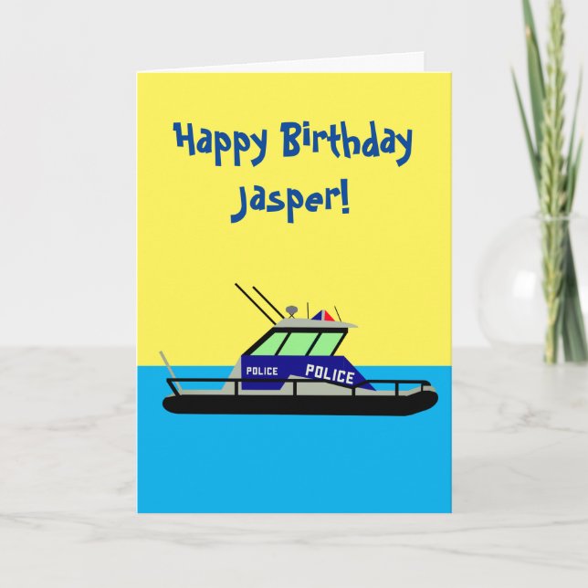 Cartão De Festividades Patrol Boat (Frente)