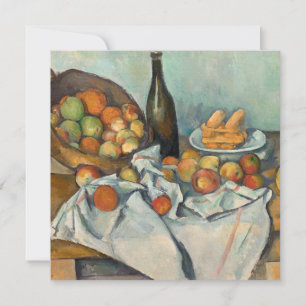 Cartão De Festividades Paul Cezanne - A Cesta Das Maçãs