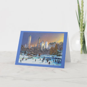 Cartão De Festividades Paul McGehee "Winter in Central Park" Card