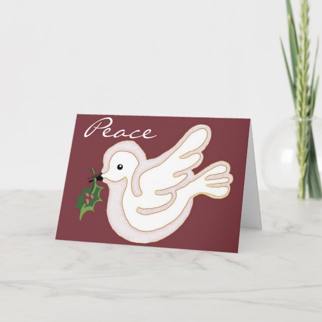 Cartão De Festividades Paz (Frente)