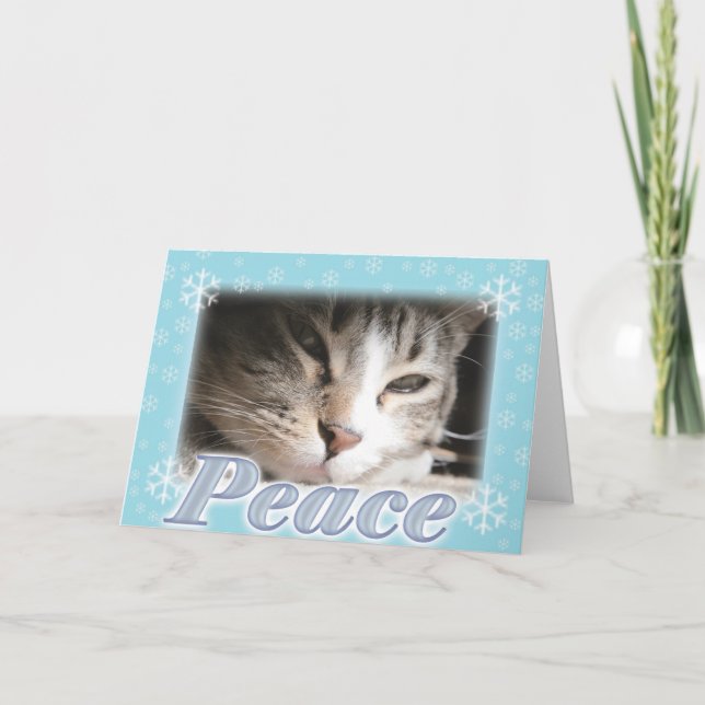 Cartão De Festividades Paz (Frente)