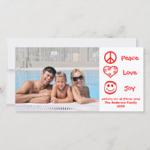 Paz, Amor, Alegria - Photocard