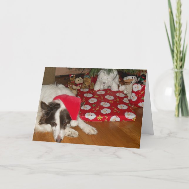 Cartão De Festividades Paz do Natal (Frente)