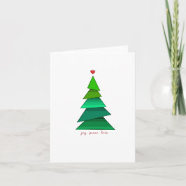 Cartão De Festividades Paz Joy e Amor