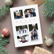 Paz moderno minimal 5 foto Natal