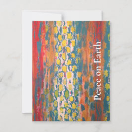 Cartão De Festividades Paz na Terra