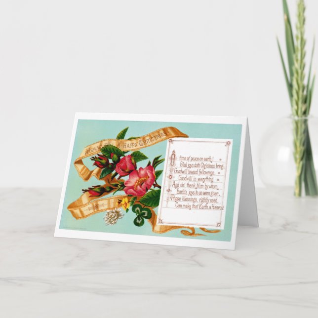 Cartão De Festividades Paz na Terra (Frente)