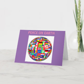 CARTÃO DE FESTIVIDADES PAZ NA TERRA