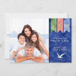 Cartão De Festividades Paz na Terra | Blessings Holiday Photo