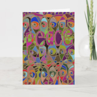 Cartão De Festividades paz na terra. boa vontade finalmente