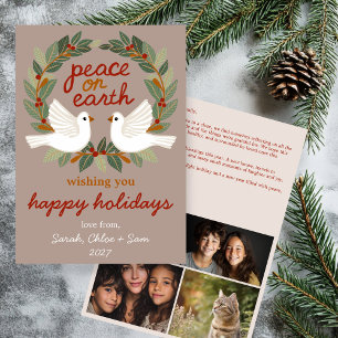 Cartão De Festividades Paz na Terra Dói Natal PERSONALIDADE 4 FOTO