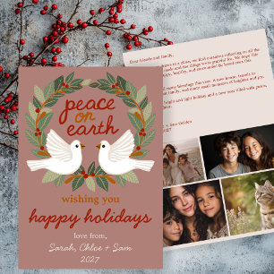 Cartão De Festividades Paz na Terra Dói Natal PERSONALIDADE 4 FOTO