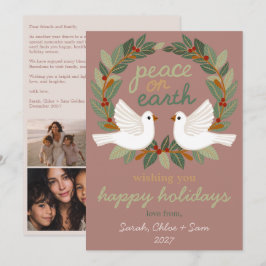 Cartão De Festividades Paz na Terra Dói Natal PERSONALIDADE 4 FOTO