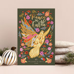 Cartão De Festividades Paz na Terra Dove Arte Folar Terrestre Verde<br><div class="desc">A nossa carta de Natal "Paz na Terra" inspira-se na beleza e estilo da arte popular escandinava, mas com uma nuvem e moderna. Nossa design transmite um mundo de esperança, amor e Paz representado através da arte, imagem e cor. Contrastes profundos são combinados com alegres cores brilhantes de vermelho, amarelo,...</div>