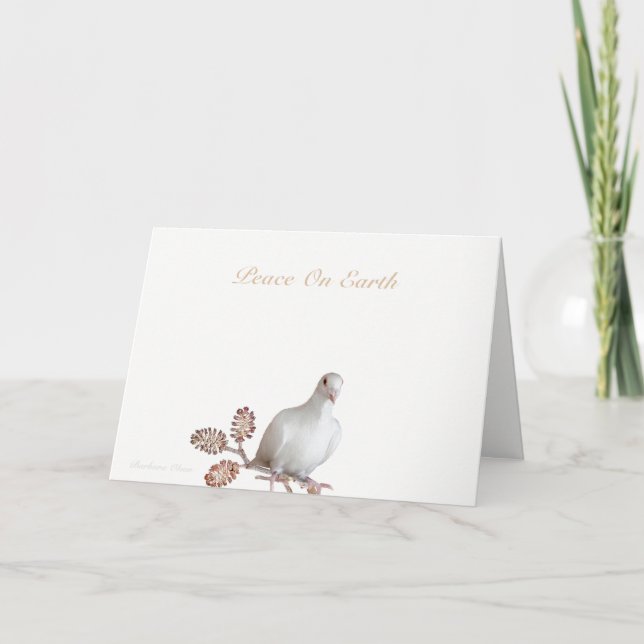 Cartão De Festividades Paz na Terra: Poder do Amor (Frente)