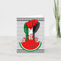 Pé de resistência da Palestina em Watermelon