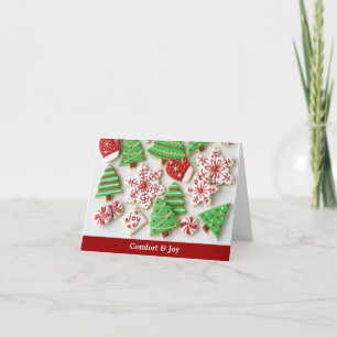 Cartão De Festividades Peace, Comfort, & Joy Christmas Card