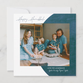 Cartão De Festividades Peace Love Light | Colagem de Fotos Feliz Hanukkah