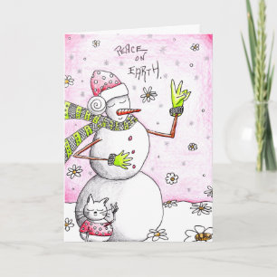 Cartão De Festividades Peace on Earth - Card for a Cause