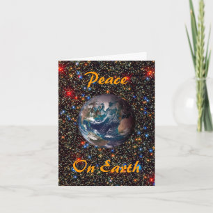Cartão De Festividades Peace on Earth Christmas Card