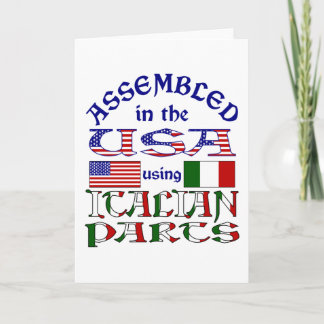 Cartão De Festividades Peças italianas