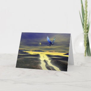 Cartão De Festividades Pegasus Rising