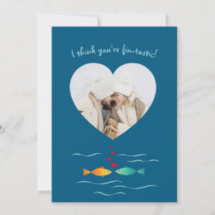 Cartão De Festividades Peixe Engraçado Piada Personalizada Foto Dia dos N