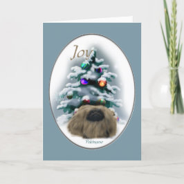 Cartão De Festividades Pekingese Christmas