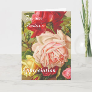 Cartão De Festividades Pela Apreciação do Nosso Pastor