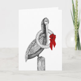 Cartão De Festividades Pelican Christmas