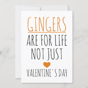 Cartão De Festividades Pelirrojos São Para a Vida, Não Só Para o Dia dos 