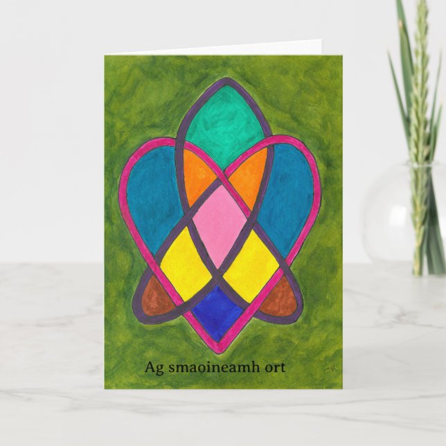 Cartão De Festividades Pensando em você (Frente)