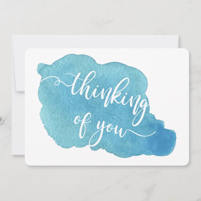 Cartão De Festividades pensando em você condolências enlutadas amadas (Frente)