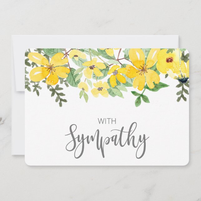 Cartão De Festividades pensando em você condolências enlutadas amadas pel (Frente)