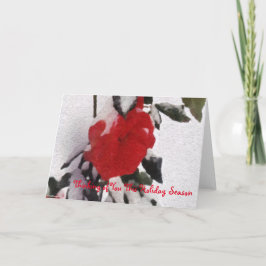 Cartão De Festividades Pensando em Você Nesta Temporada de Feriados